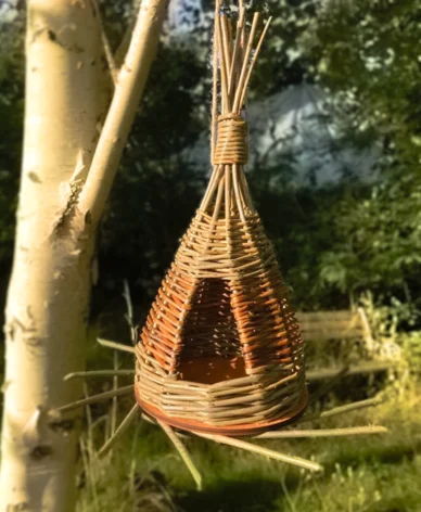 teepee birdhouse