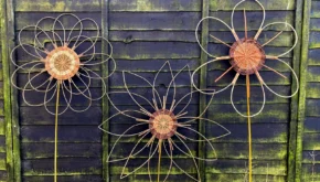 willow flowers fence