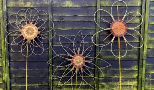 willow flowers fence