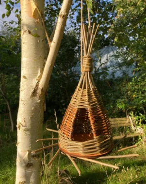 teepee birdhouse greybox