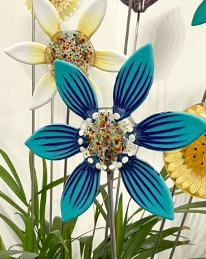 Fused Glass Flowers 1