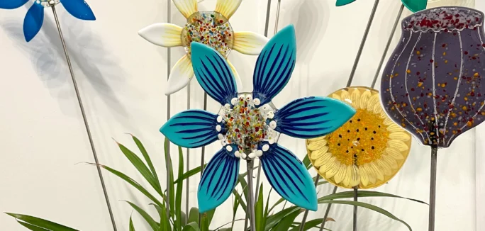 Fused Glass Flowers 1