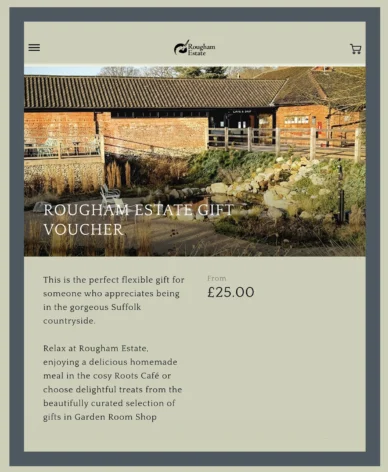GiftVoucher Grey Border