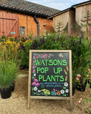 plant stall 25 Nameboard 2