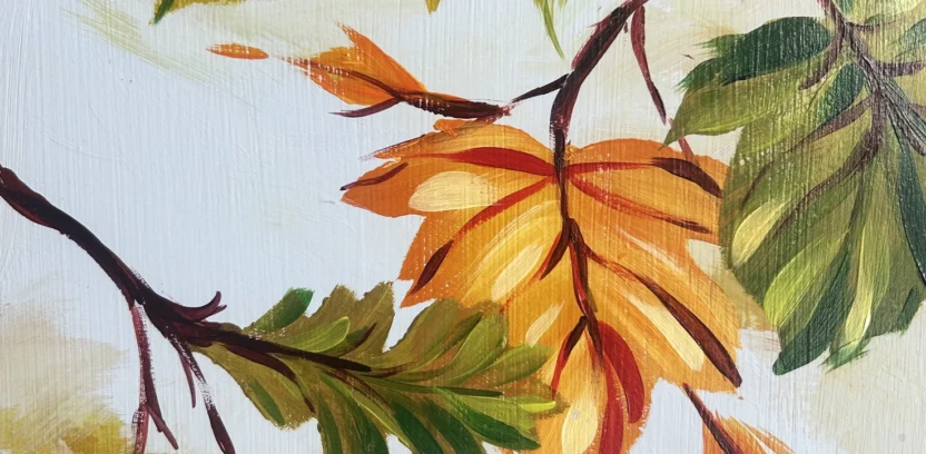 Canvas Club Autumn Leaves portrait