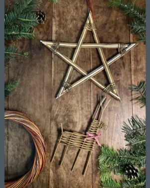 Willow Weaving 2026 Christmas Decorations Grey 2