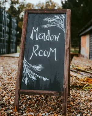 Meadow Room Sign Grey