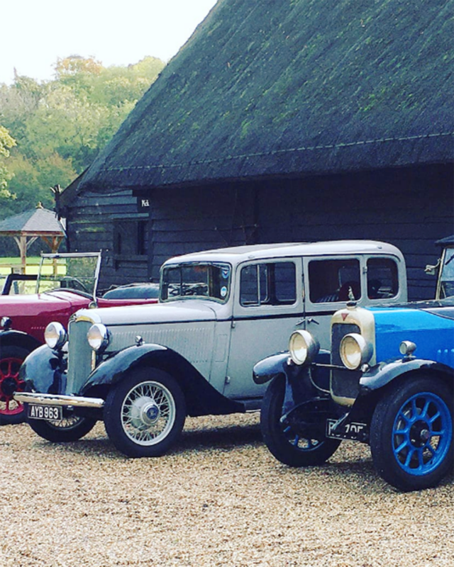 Classic car event portrait