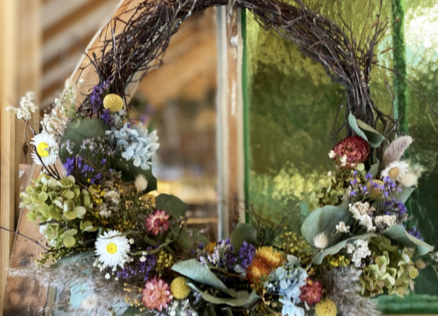 Workshop – dried flower wreath 2