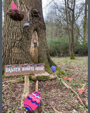 Easter Bunny House LSGrey